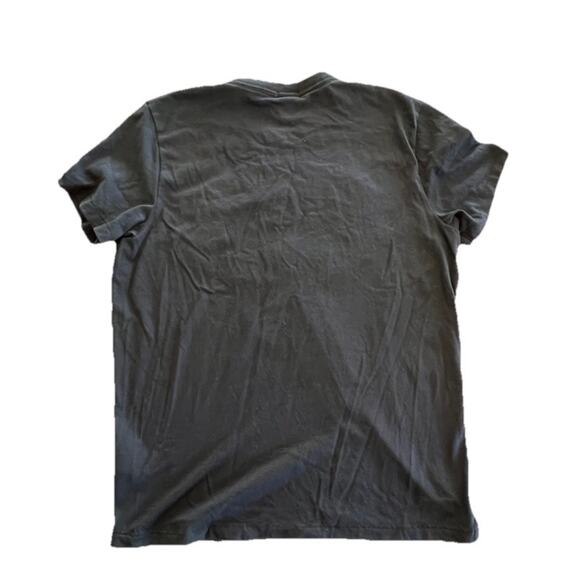 Abercrombie New York City Muscle T Shirt Moose Size Large Navy Red Patch 1892 - Picture 2 of 6